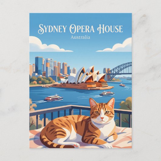 Sydney Opera House Australien Postkarte (Vorderseite)