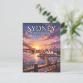 Sydney Opera House Australien Postkarte (Stehend Vorderseite)