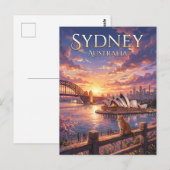 Sydney Opera House Australien Postkarte (Vorne/Hinten)