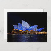 Sydney Opera House, Australien Postkarte (Vorne/Hinten)
