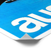 Sydney Opera House Australien Vintage Reise Poster (Ecke)