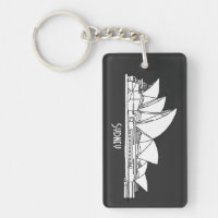 Sydney Opera House Australien zeichne Souvenir