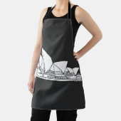 Sydney Opera House Australien zeichne Souvenir Schürze (InSitu)