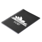 Sydney Opera House Australien zeichnend Skizze Notizblock (Linke Seite)