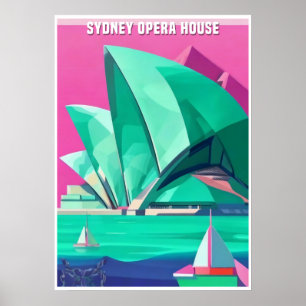 Sydney Opera House Autrialia Poster