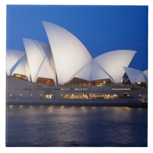 Sydney Opera House bei Nacht, Sydney, New South Fliese