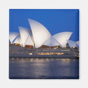 Sydney Opera House bei Nacht, Sydney, New South Magnet