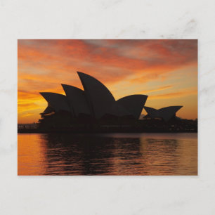 Sydney Opera House bei Tagesanbruch, Sydney, New S Postkarte