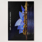 Sydney Opera House beleuchtet nachts, Australien, Puzzle (Vertikal)