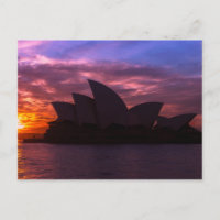 Sydney Opera House Brautparty Game Postkarte