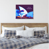 Sydney Opera House bunt Australien Leinwanddruck (Insitu (Schlafzimmer))
