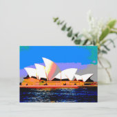 Sydney Opera House Card (Stehend Vorderseite)