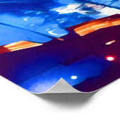 Sydney Opera House colorful Australia Poster (Ecke)