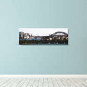 Sydney" Opera House & Harbour Bridge Leinwand (Insitu (Holzboden))