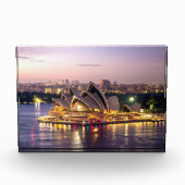 Sydney Opera House im Abend Fotoblock (Vorderseite)