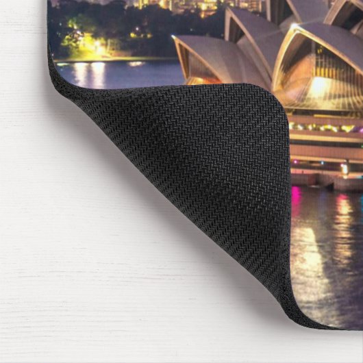 Sydney Opera House im Abend Mousepad (Ecke)
