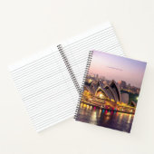 Sydney Opera House im Abend Notizblock (Innenseite)