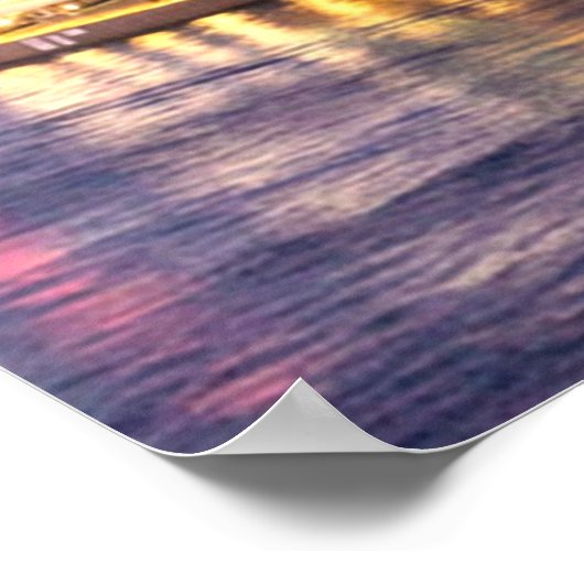 Sydney Opera House im Abend Poster (Ecke)