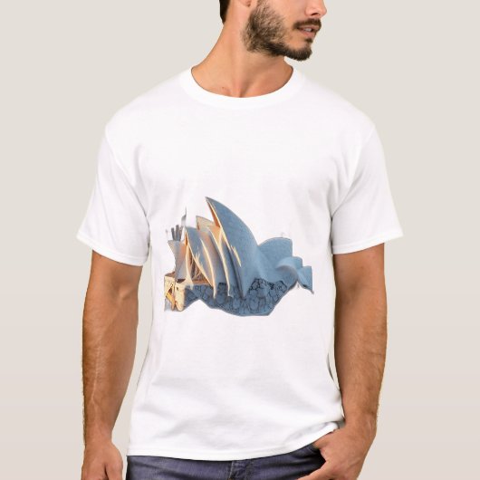 Sydney Opera House in Lace Patterns T-Shirt (Vorderseite)