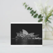 Sydney Opera House in Night Australia Postkarte (Stehend Vorderseite)