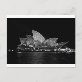 Sydney Opera House in Night Australia Postkarte