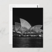 Sydney Opera House in Night Australia Postkarte (Vorne/Hinten)