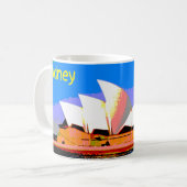 Sydney Opera House Kaffeetasse (Vorderseite Links)