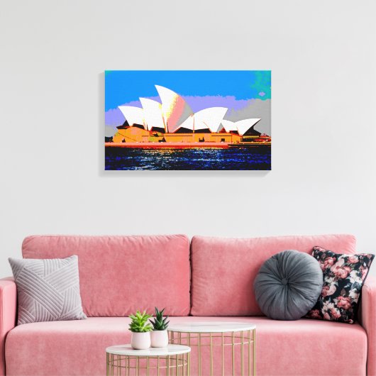Sydney Opera House Leinwanddruck (Insitu (Wohnzimmer))