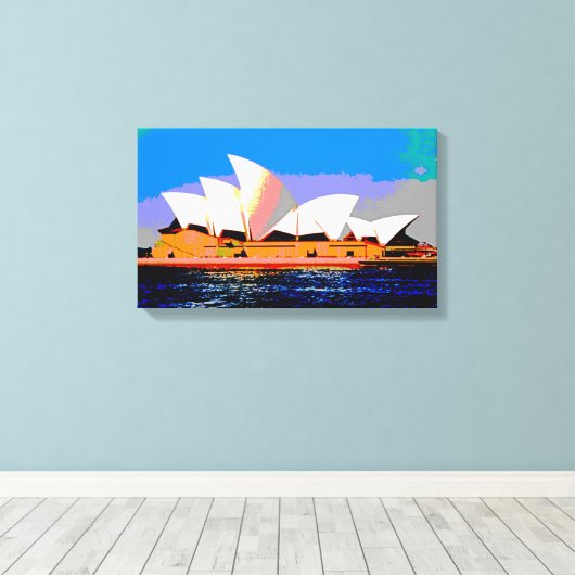 Sydney Opera House Leinwanddruck (Insitu (Holzboden))