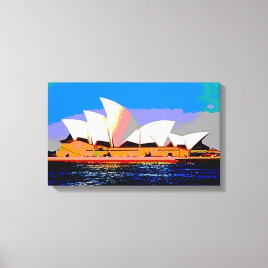 Sydney Opera House Leinwanddruck (Vorderseite)