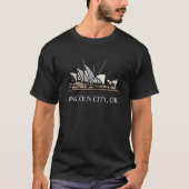 Sydney Opera House Lincoln City Bad Geography Stup T-Shirt (Vorderseite)