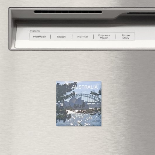 Sydney Opera House Magnet (In Situ (Geschirrspüler))