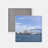 Sydney Opera House Magnet (Vorderseite/Rückseite)