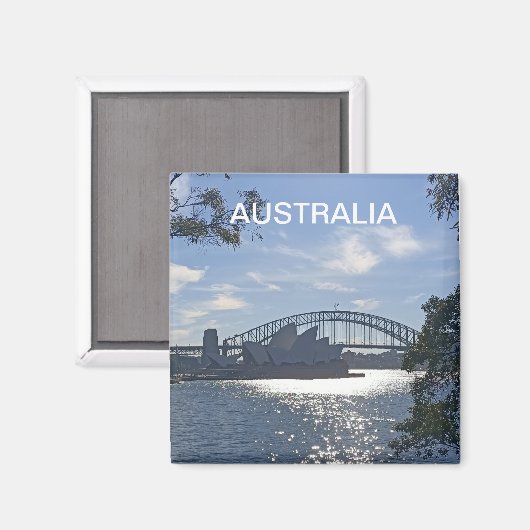Sydney Opera House Magnet (Vorderseite/Rückseite)