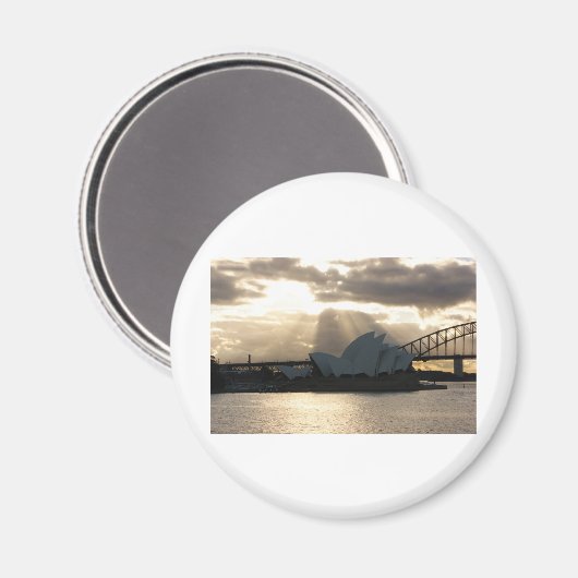 Sydney Opera House Magnet (Vorderseite/Rückseite)