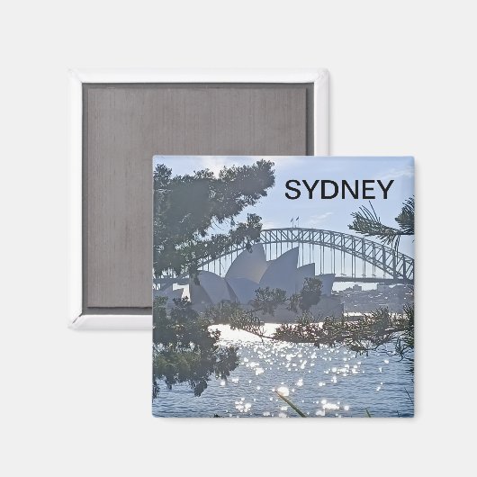 Sydney Opera House Magnet (Vorderseite/Rückseite)