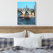 Sydney - OPERA HOUSE - Panorama Leinwanddruck (Insitu (Schlafzimmer))