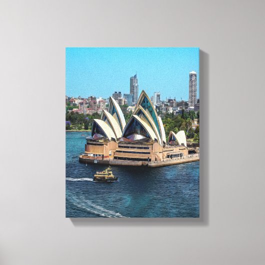 Sydney - OPERA HOUSE - Panorama Leinwanddruck (Vorderseite)