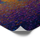 Sydney Opera House Pointillismus-Skyline-Kunst Poster (Ecke)