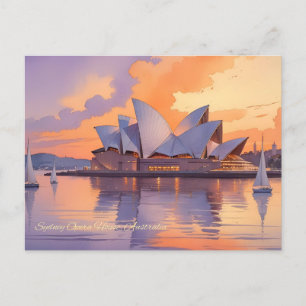 Sydney Opera House Postcard Feiertagspostkarte