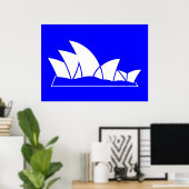 Sydney Opera House Poster (Heimbüro)