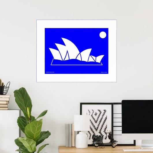 Sydney Opera House Poster (Heimbüro)