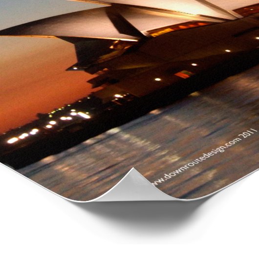 Sydney Opera House Poster (Ecke)