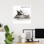 Sydney Opera House Poster (Heimbüro)