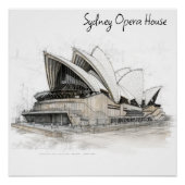 Sydney Opera House Poster (Vorderseite)