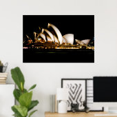 Sydney Opera House Poster (Heimbüro)