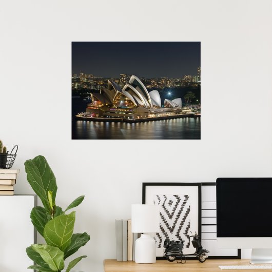 Sydney Opera House Poster (Heimbüro)