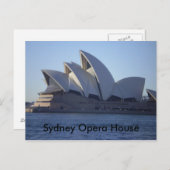 Sydney Opera House Postkarte (Vorne/Hinten)