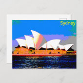 Sydney Opera House Postkarte (Vorne/Hinten)