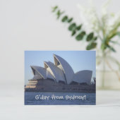 Sydney Opera House Postkarte (Stehend Vorderseite)